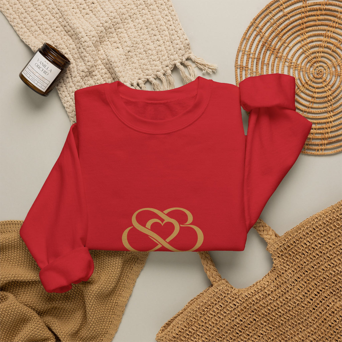 Sweatshirt — Smore Girl Logo Crewneck (Gold Heart Emblem)