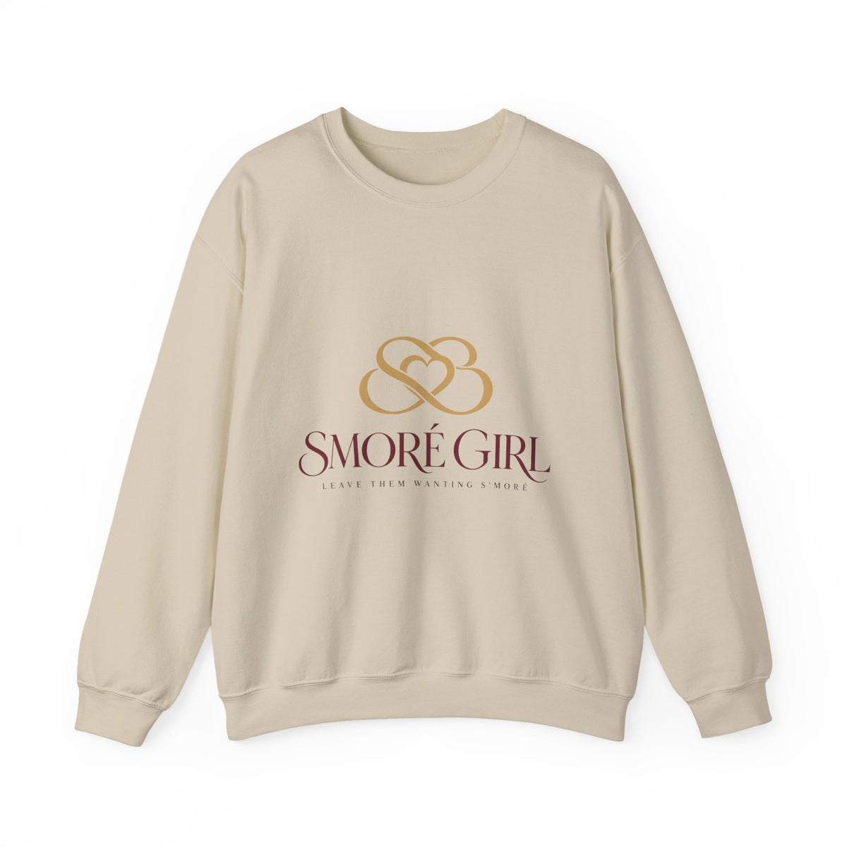 Sweatshirt — Smore Girl Logo Crewneck (Gold Heart Emblem)