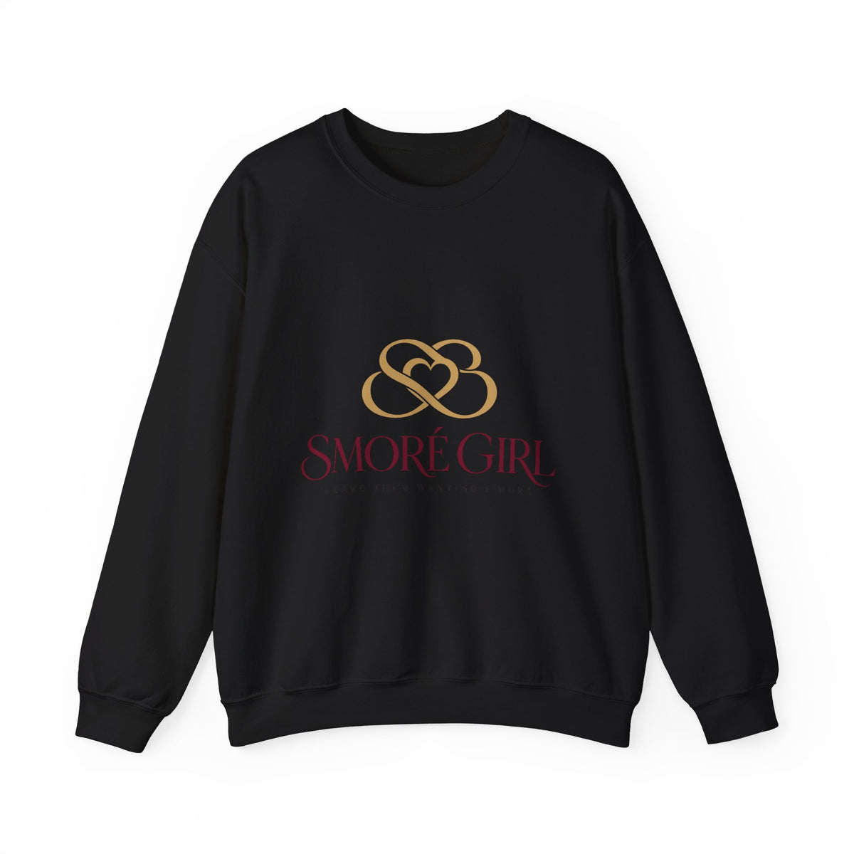 Sweatshirt — Smore Girl Logo Crewneck (Gold Heart Emblem)