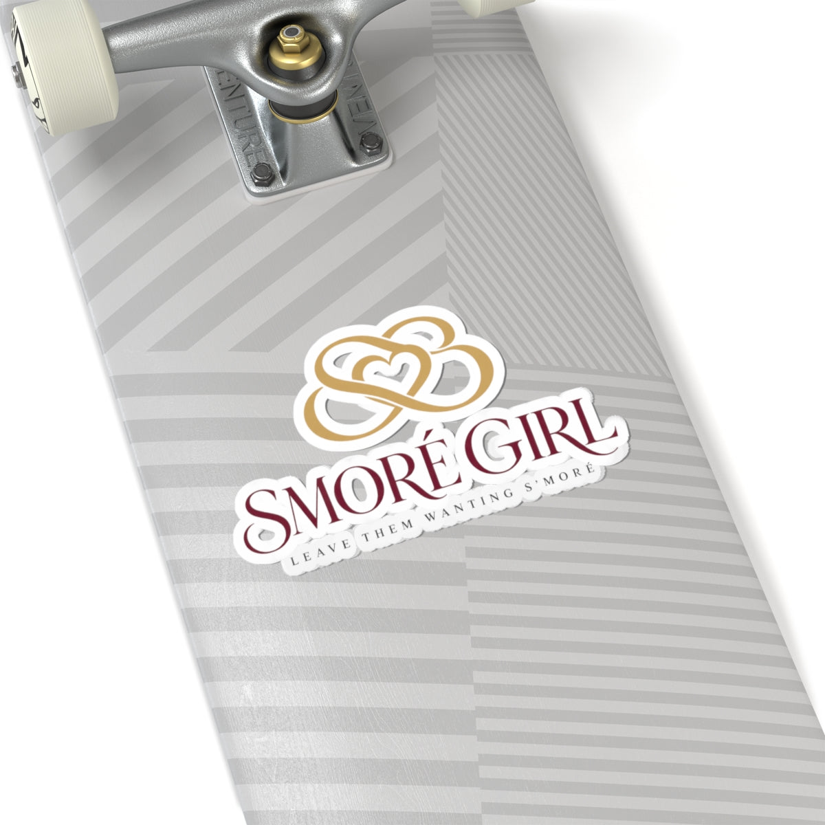 Smoré Girl Logo Sticker — Kiss-Cut Branded Vinyl Sticker ("Leave Them Wanting S'more")