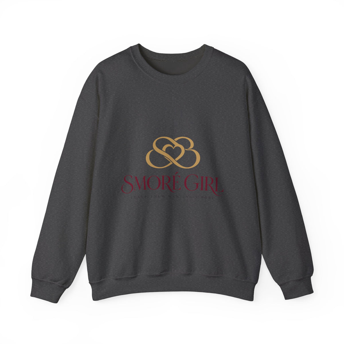 Sweatshirt — Smore Girl Logo Crewneck (Gold Heart Emblem)