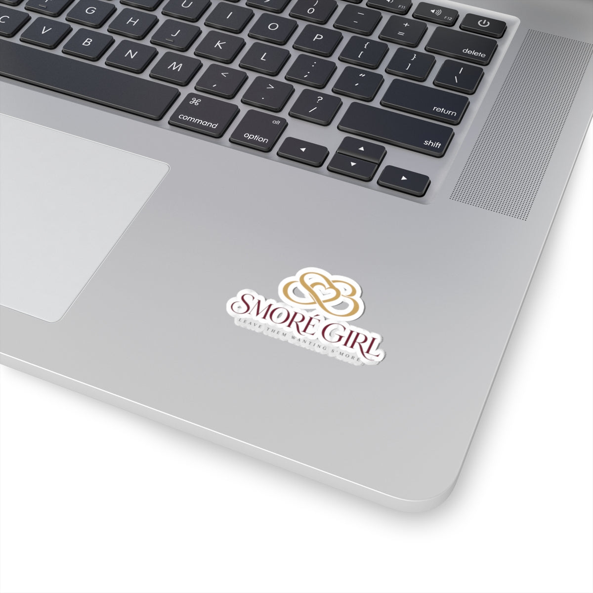 Smoré Girl Logo Sticker — Kiss-Cut Branded Vinyl Sticker ("Leave Them Wanting S'more")