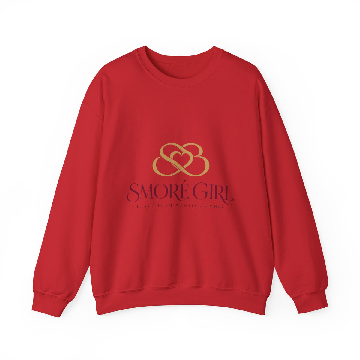 Sweatshirt — Smore Girl Logo Crewneck (Gold Heart Emblem)