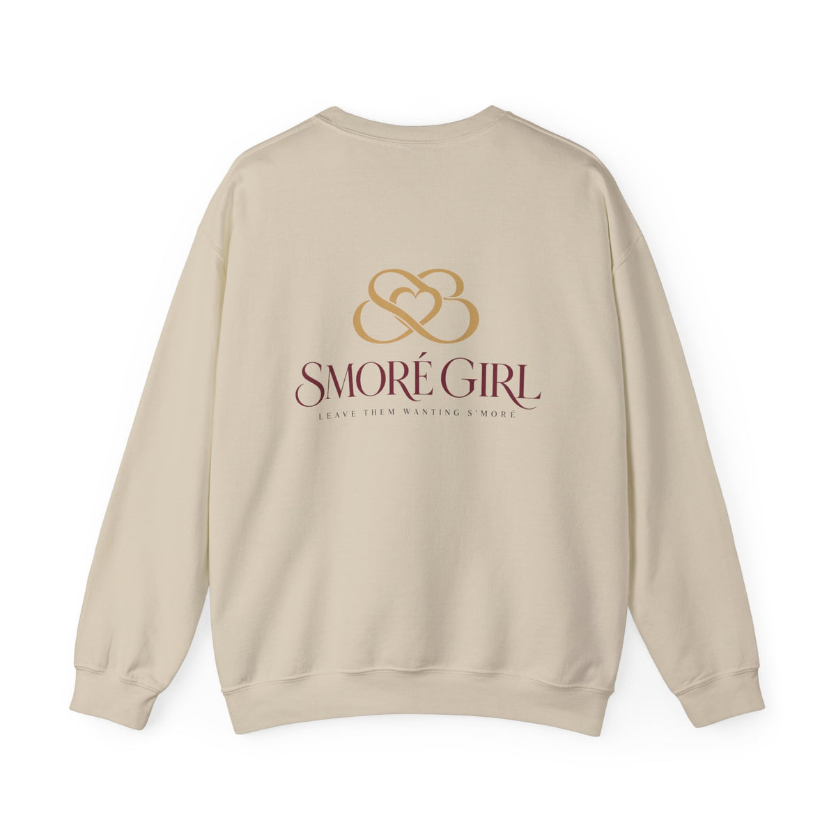 Sweatshirt — Smore Girl Logo Crewneck (Gold Heart Emblem)