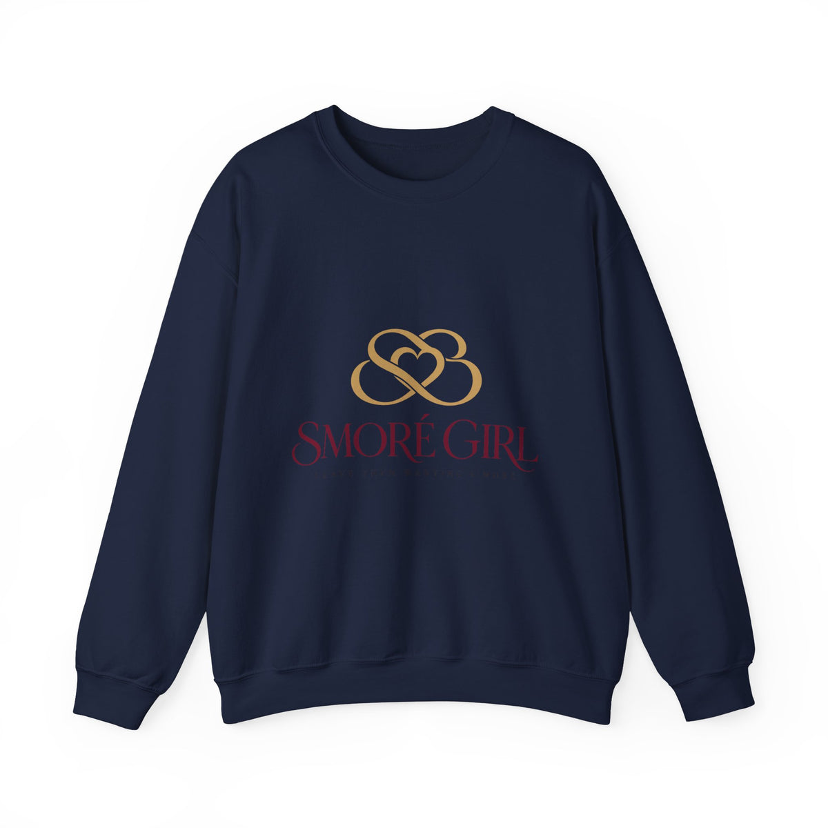 Sweatshirt — Smore Girl Logo Crewneck (Gold Heart Emblem)