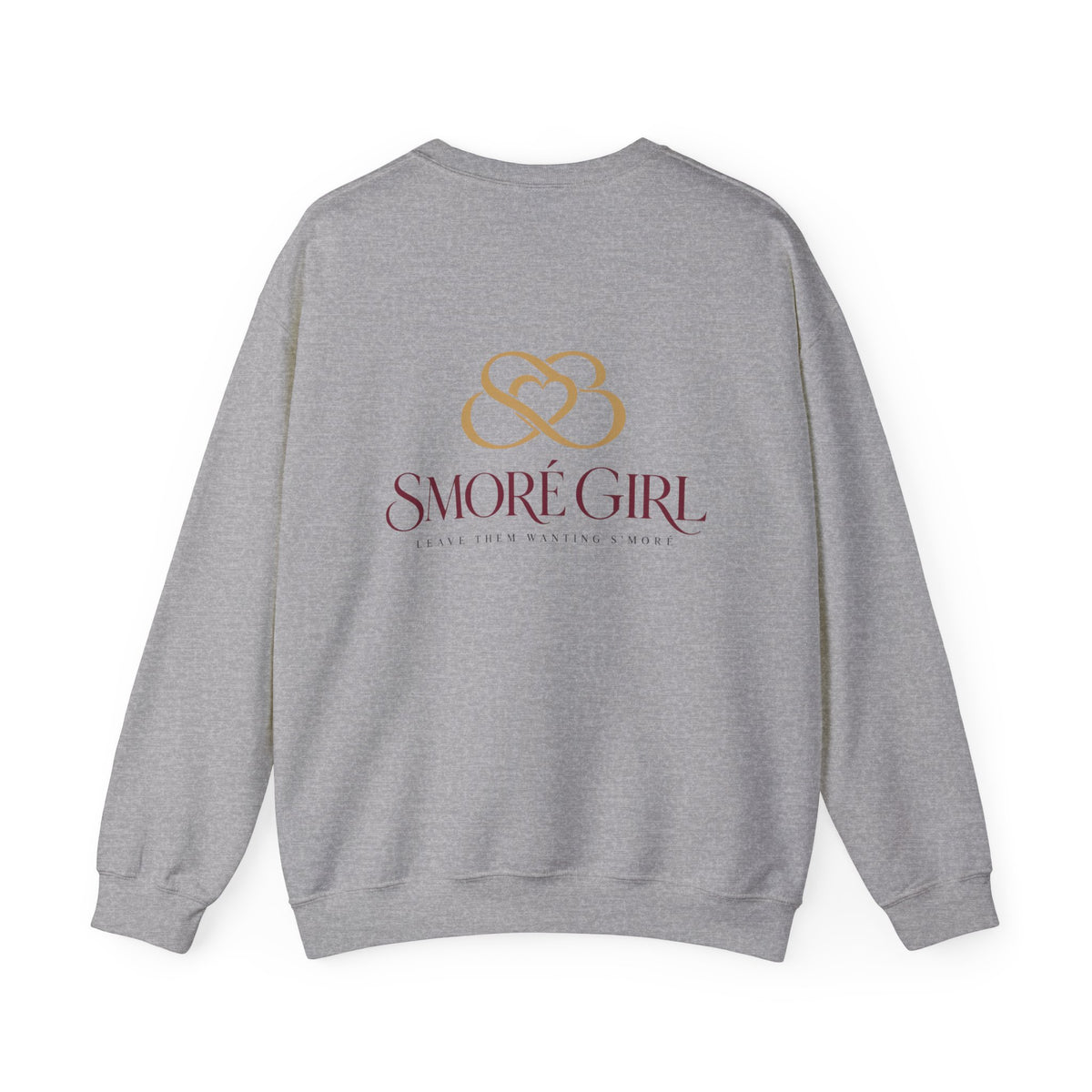 Sweatshirt — Smore Girl Logo Crewneck (Gold Heart Emblem)