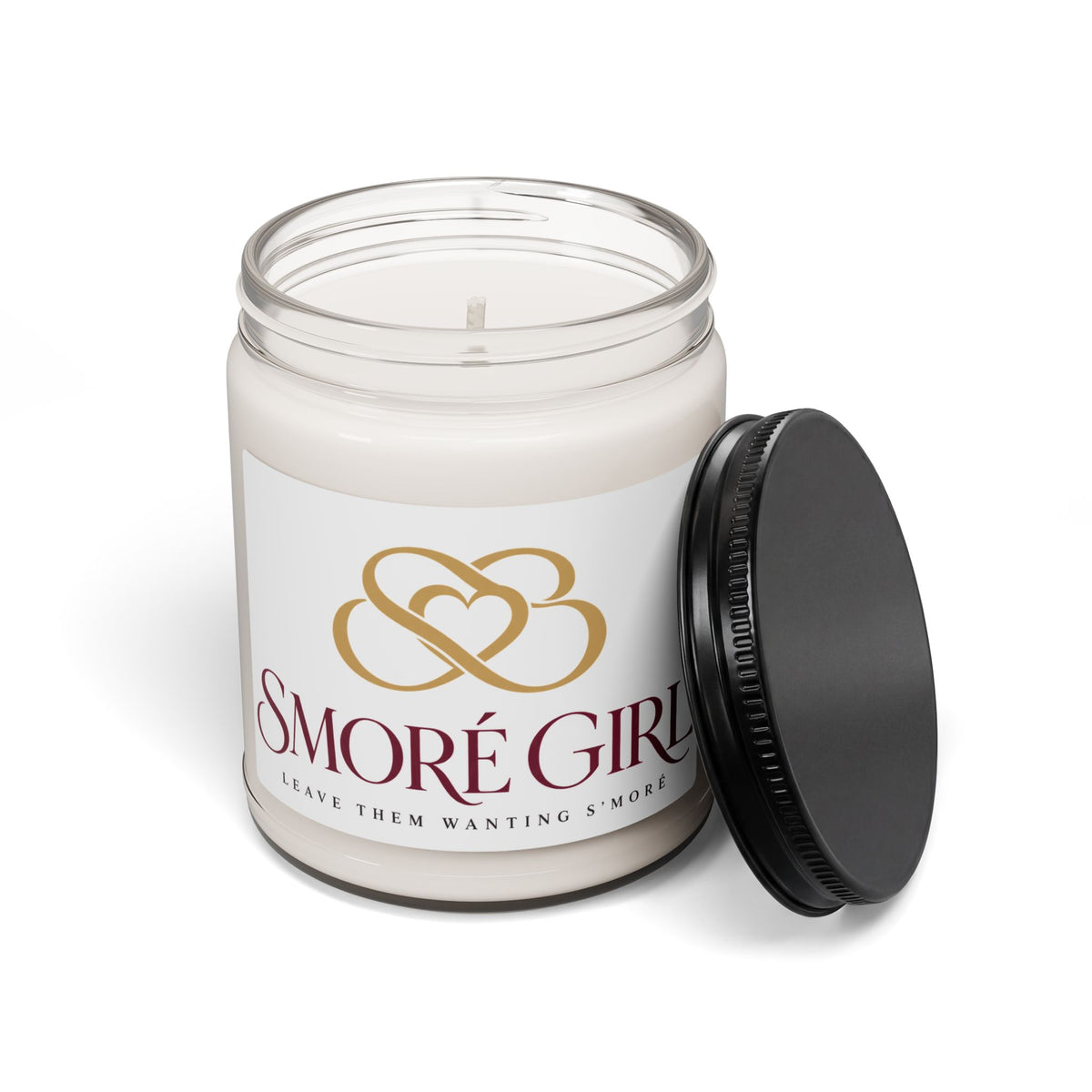 Smore Girl Scented Soy Candle 9oz – Gourmet Toasted Marshmallow Candle