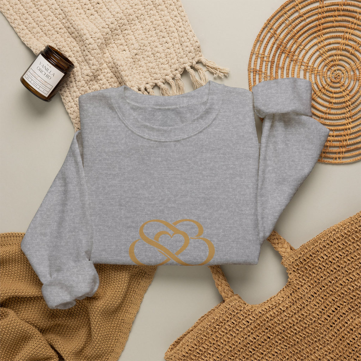 Sweatshirt — Smore Girl Logo Crewneck (Gold Heart Emblem)