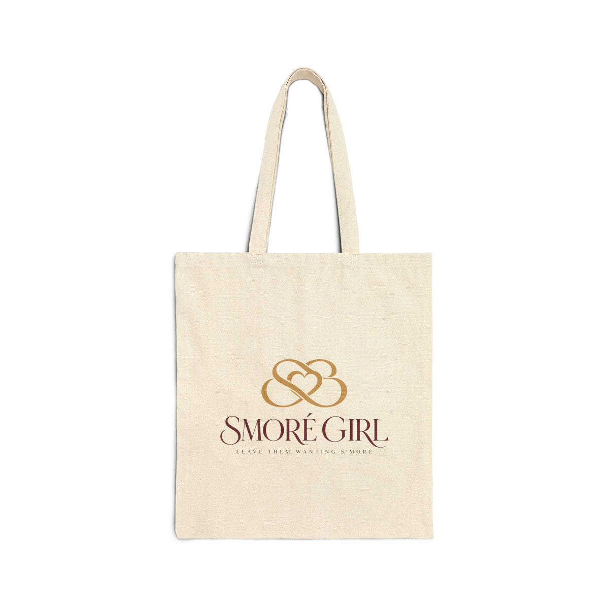 Tote Bag — SMORE GIRL Logo Cotton Canvas Tote