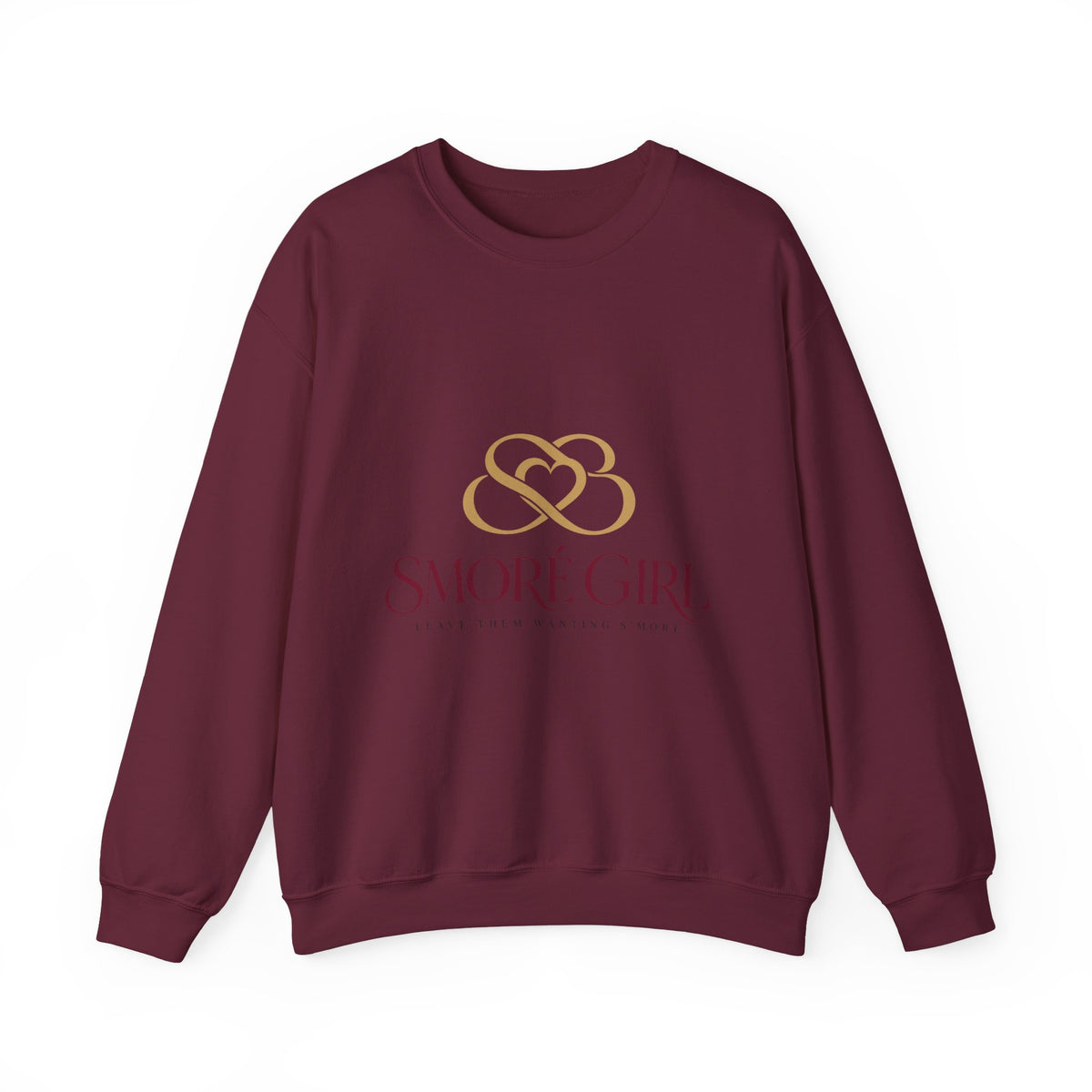 Sweatshirt — Smore Girl Logo Crewneck (Gold Heart Emblem)