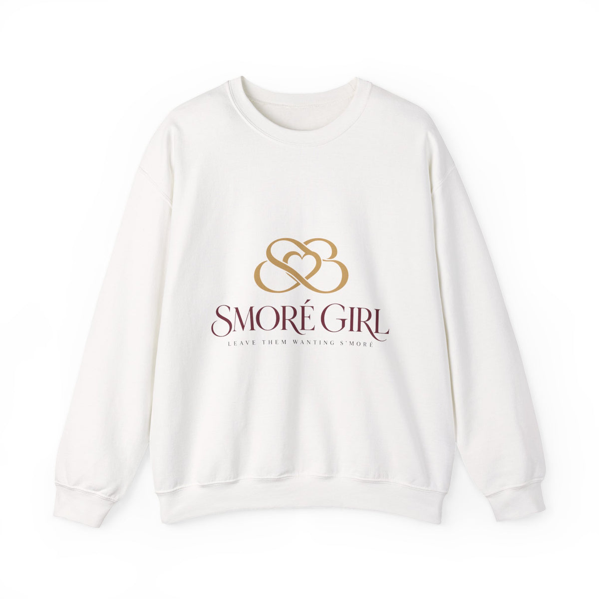 Sweatshirt — Smore Girl Logo Crewneck (Gold Heart Emblem)