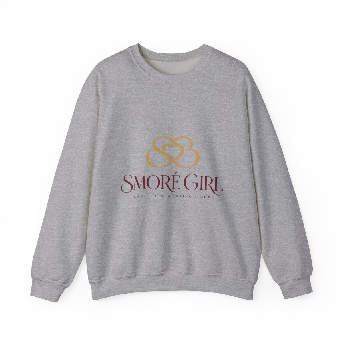 Sweatshirt — Smore Girl Logo Crewneck (Gold Heart Emblem)